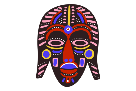 African Ornament Mask. Decorative Tradit