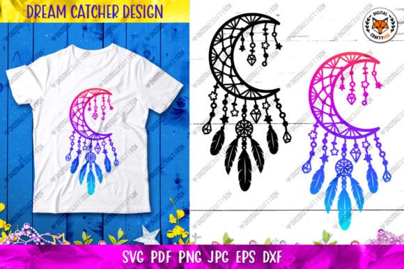 Crescent Dream Catcher SVG: A Creative Tool for Modern Designers
