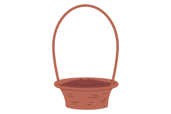 Decorative Basket with Soil: Home Garden Ideas