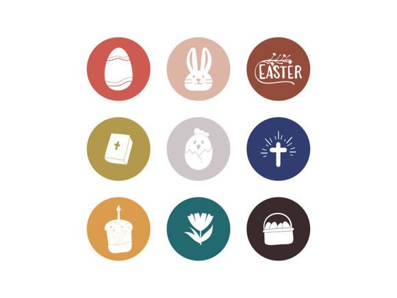 Easter Icons: A Versatile Collection for Creative Expression