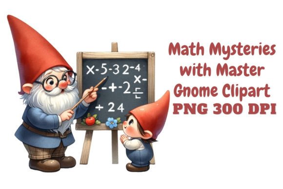 Math Mysteries with Master Gnome Clipart: A Fun and Functional Addition to Educational Workflows