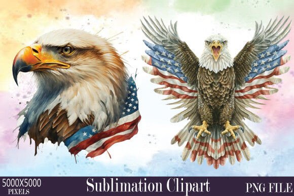 Memorial Day Watercolor Clipart 73