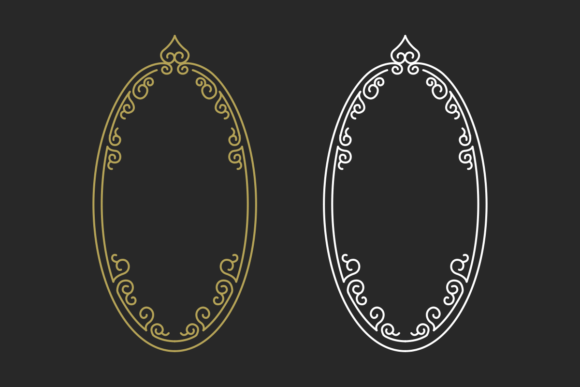 Modern Floral Ornaments Decorative 6: A Versatile Design for Creative Projects