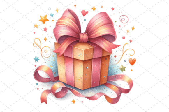 PartyJoy Watercolor Celebration Clipart: Add a Touch of Whimsy to Your Creations