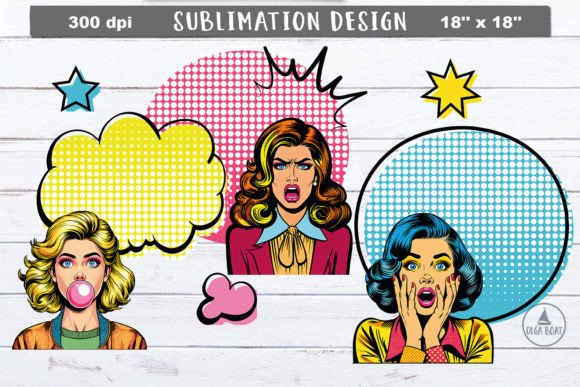 Pop Art Girl Clipart Png Funny Girl Face: A Versatile Design for Creative Expression