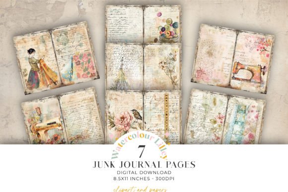 Sewing Junk Journal Pages
