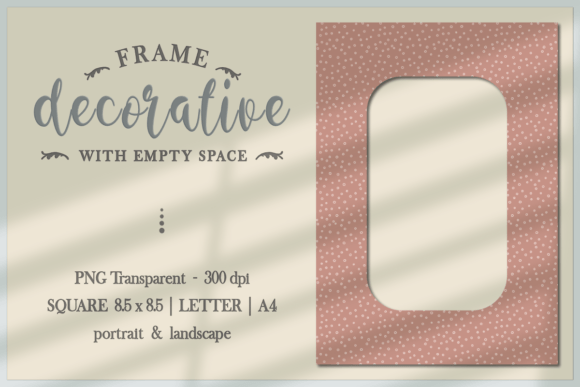 Small Circles Frame PNG