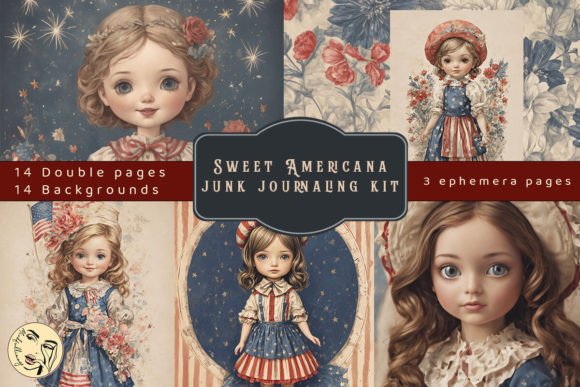 Sweet Americana Junk Journaling Kit