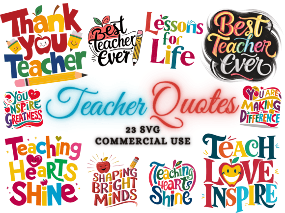 Teacher SVG Teacher Sublimation Clipart: A Creative Way to Celebrate Educators
