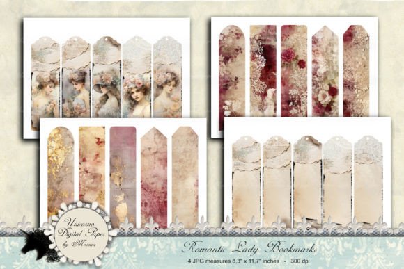Victorian Lady, TAG, BOOKMARKS